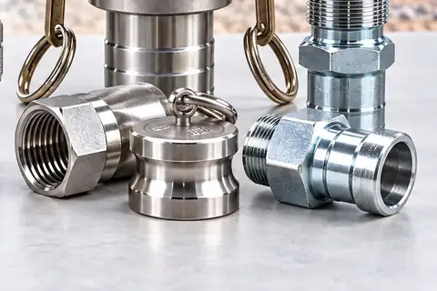 Acoples rápidos, Camlock y conexiones de acero inoxidable