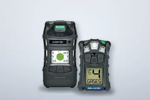 Detectores de gas portátiles MSA Altair 5X y Altair 4XR