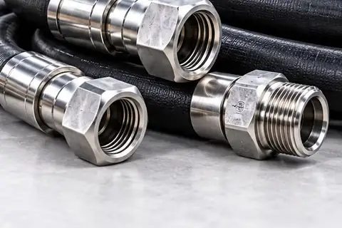 Mangueras hidráulicas con terminales metálicos