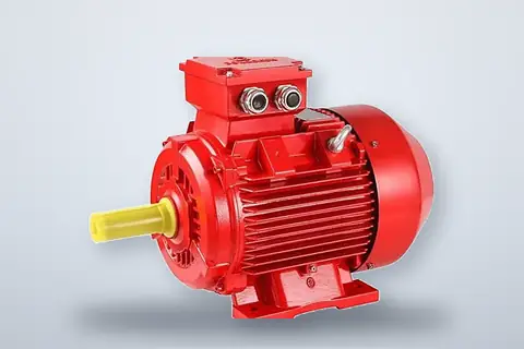 Motor eléctrico rojo para altas temperaturas