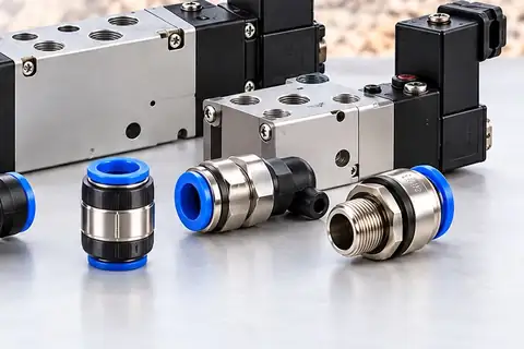 Electroválvulas y conectores neumáticos rápidos